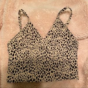 brandy Melville cheetah top